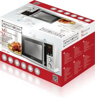 Royalty Line MWO3805 Vrijstaande Magnetron RVS 20L 900W