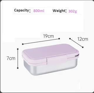 RVS Lunchtrommel 800 ml