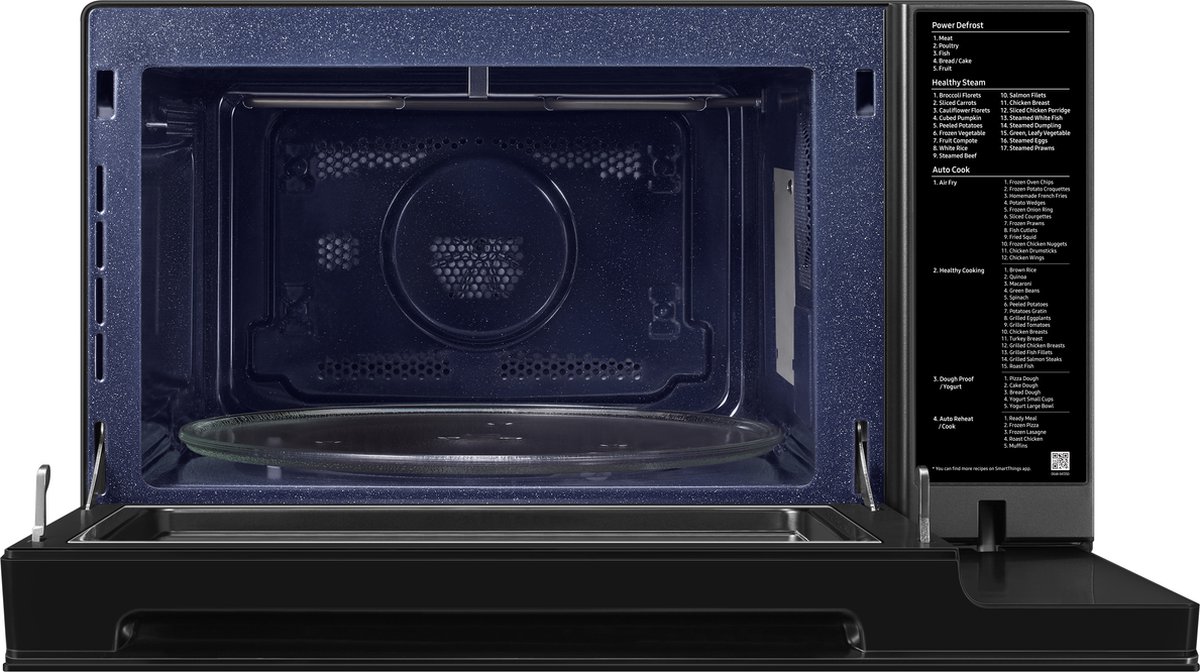 Wat vinden we goed aan de Samsung MC32DG7646KKE1 Combi Magnetron Vrijstaand