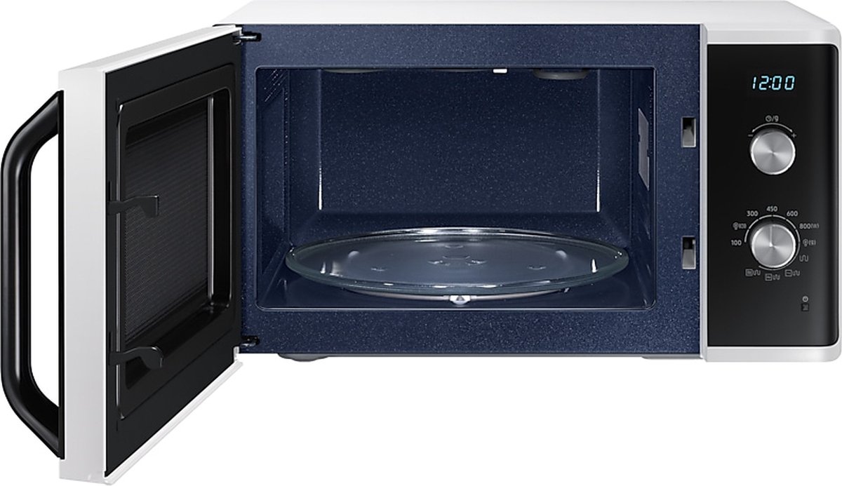 Wat vinden we goed aan de Samsung MG23K3614AW/EG Combinatiemagnetron 23L Wit