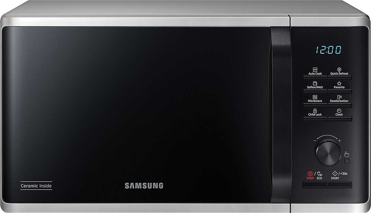 De Samsung MS23B3515AS Solo-magnetron Zilver in één oogopslag