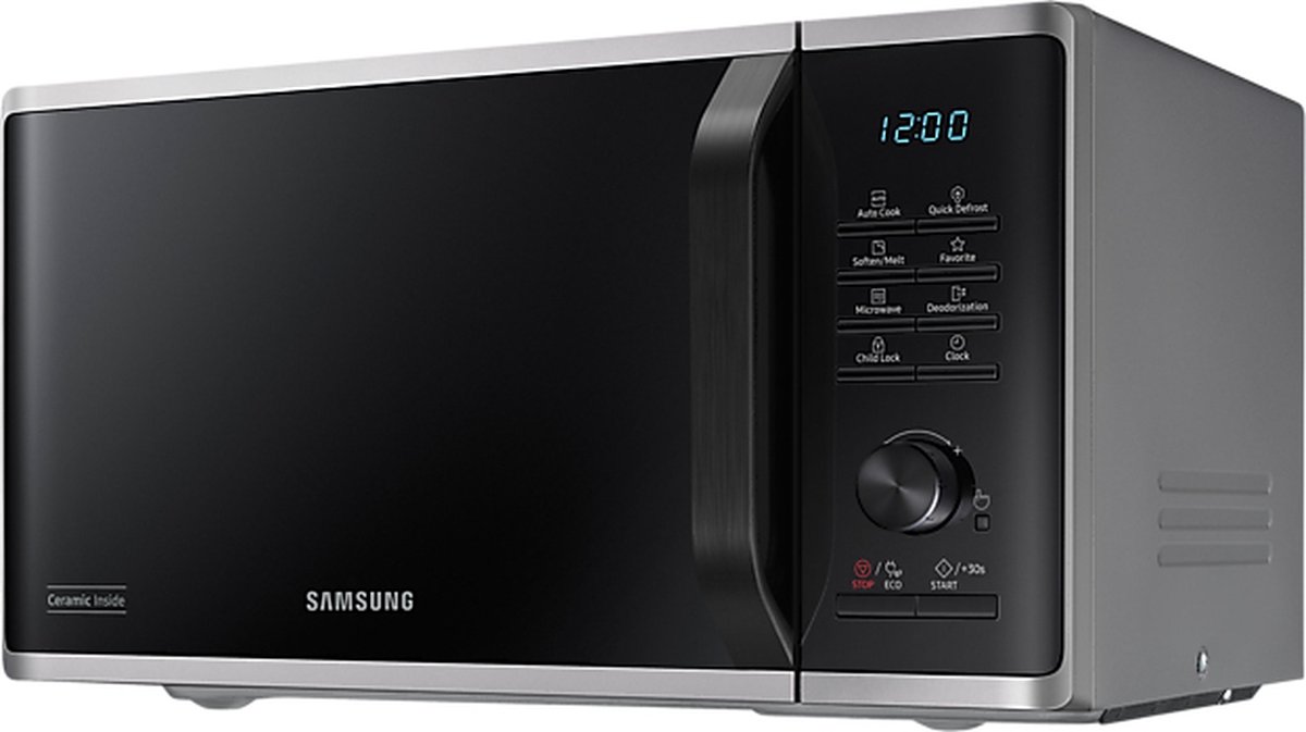 Wat vinden we goed aan de Samsung MS23B3515AS Solo-magnetron Zilver