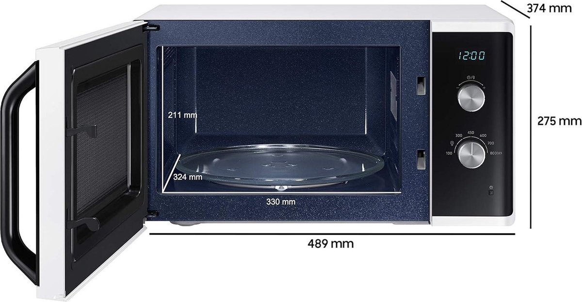 Samsung MS23K3614AW/EG magnetron 23L wit