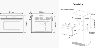 Samsung NQ5B5713GBK/U1 Inbouw Magnetron