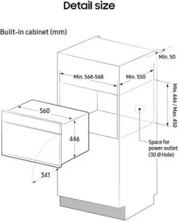 Samsung NQ5B6793AAN - Combi stoomoven