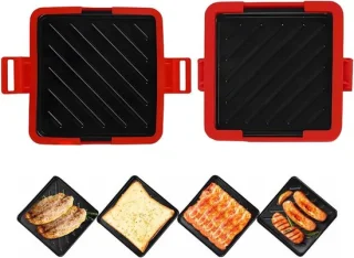 Sandwichmaker panini grill rood