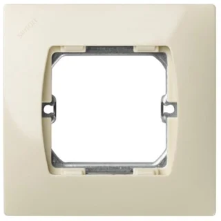 Serie 27 ivoorkleurig frame voor elektrische mechanismen