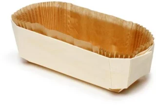 Set van 10 houten bakpannen