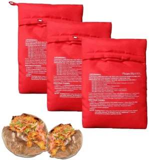 Set van 3 herbruikbare aardappelzakken