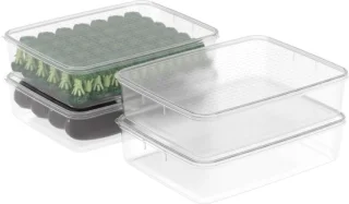 Set van 4 voedselopslagdozen, 5 l