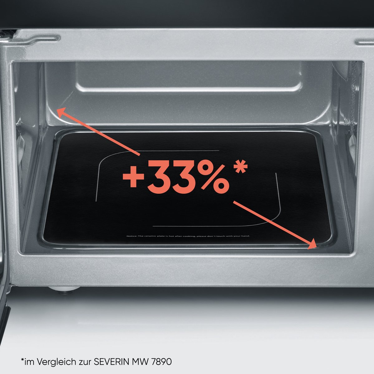 Severin MW 7761 Solo Magnetron Zwart