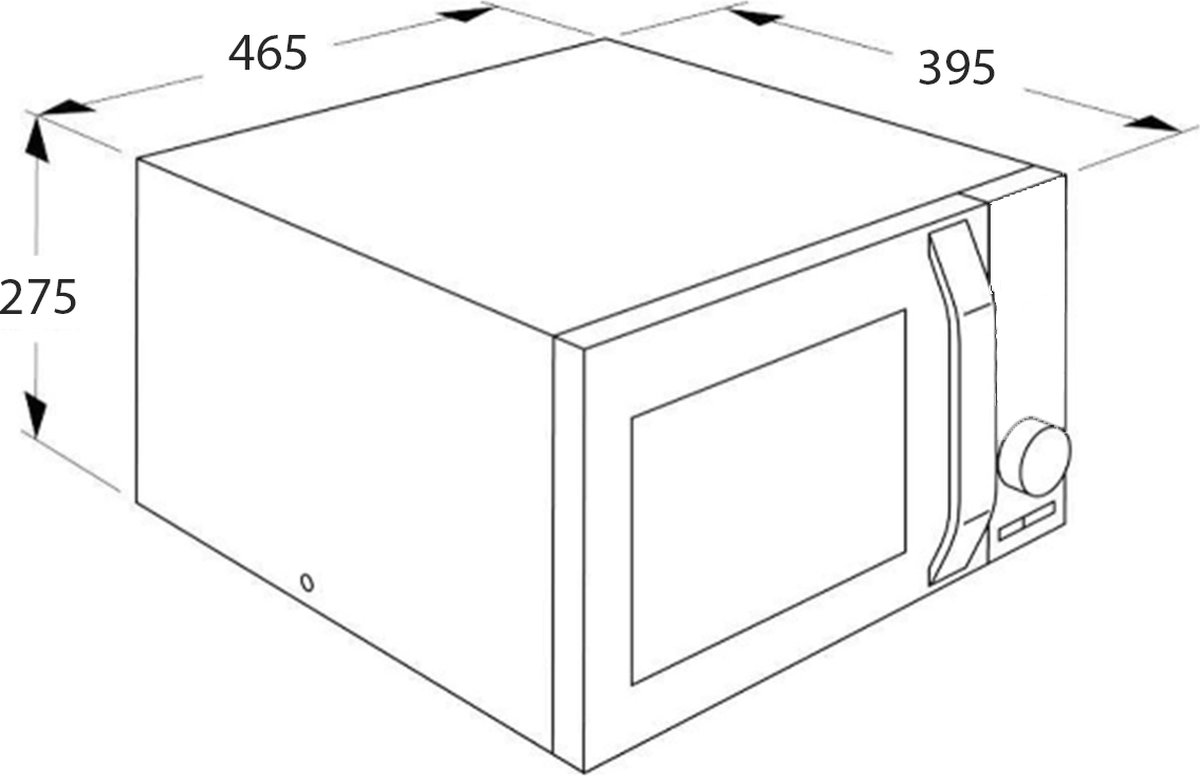 Severin MW 7761 Solo Magnetron Zwart