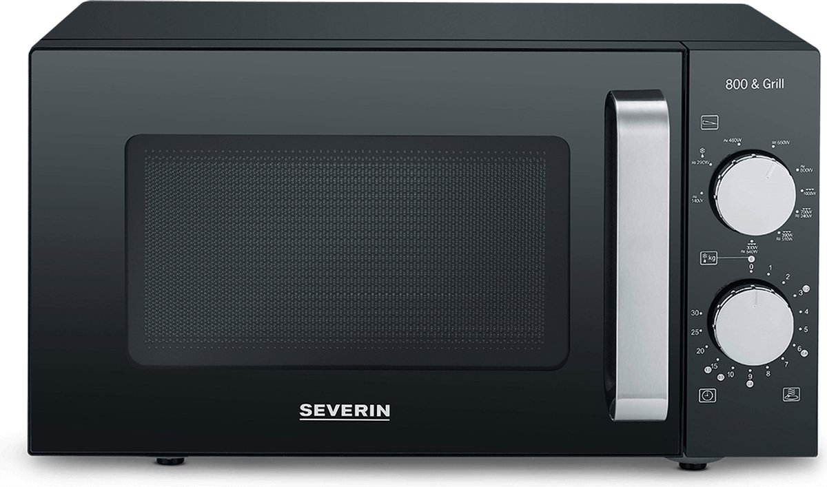 Severin MW 7762 Vrijstaande Solo Magnetron Zwart