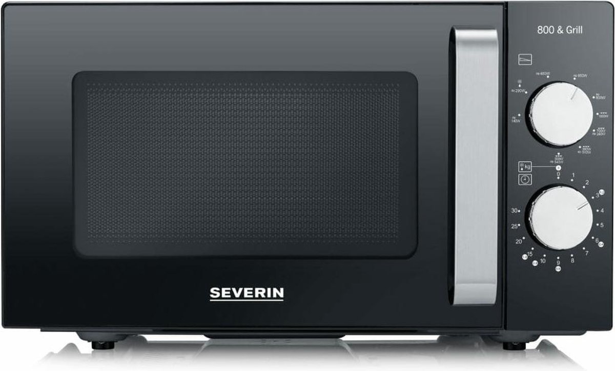 Severin MW 7762 Vrijstaande Solo Magnetron Zwart