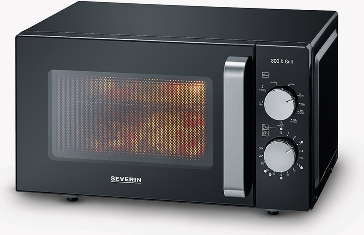 Severin MW 7762 Vrijstaande Solo Magnetron Zwart