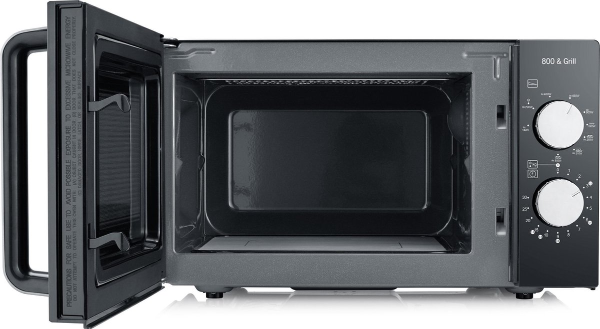 Severin MW 7762 Vrijstaande Solo Magnetron Zwart
