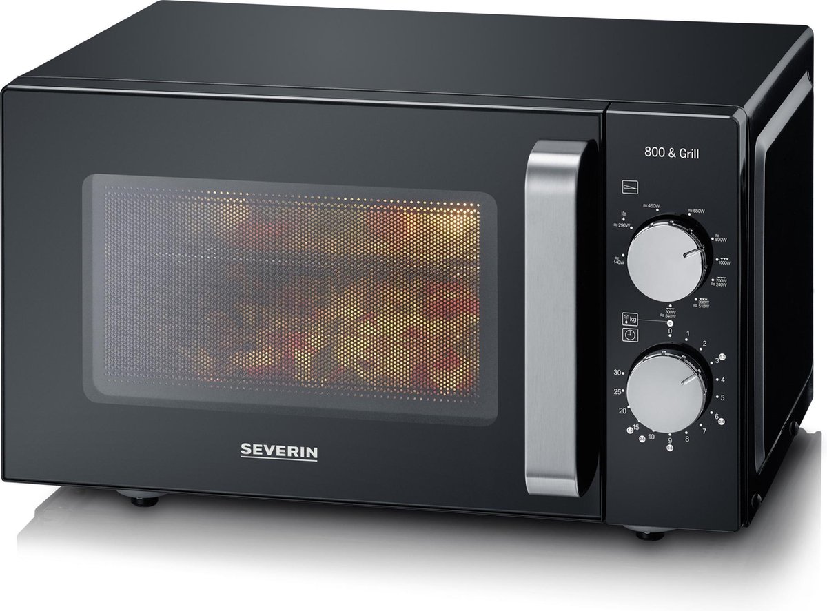 Severin MW 7762 Vrijstaande Solo Magnetron Zwart
