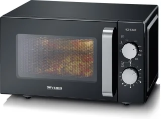 Severin MW 7762 Vrijstaande Solo Magnetron Zwart