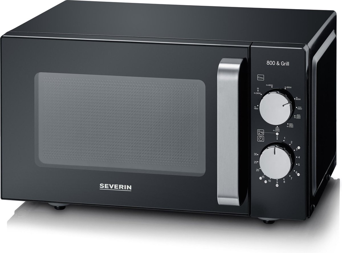 Severin MW 7762 Vrijstaande Solo Magnetron Zwart