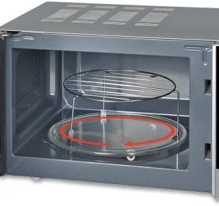 Severin MW 7771 Magnetron RVS/Zwart