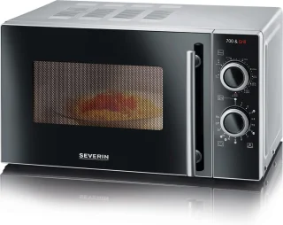 Severin MW 7771 Magnetron RVS/Zwart