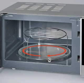 Severin MW 7771 Magnetron RVS/Zwart