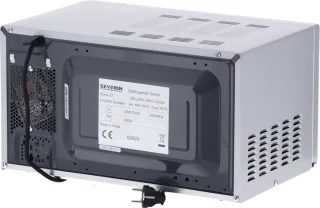 Severin MW 7771 Magnetron RVS/Zwart