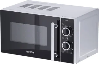 Severin MW 7771 Magnetron RVS/Zwart