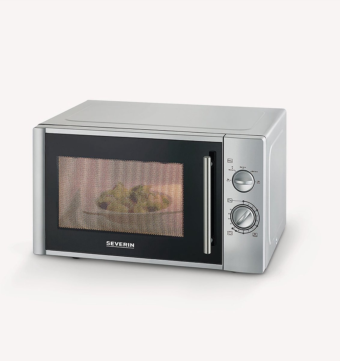 Severin MW 7772 Magnetron Vrijstaand Zilver/Zwart