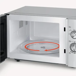 Severin MW 7772 Magnetron Vrijstaand Zilver/Zwart