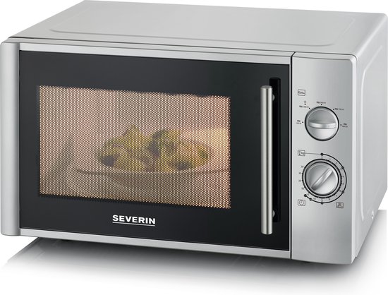 Severin MW 7772 Magnetron Vrijstaand Zilver/Zwart