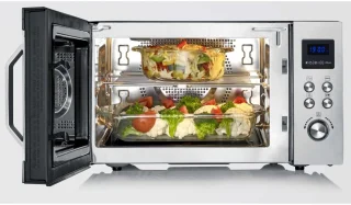 Severin MW 7777 Combi-magnetron RVS 25L vrijstaand