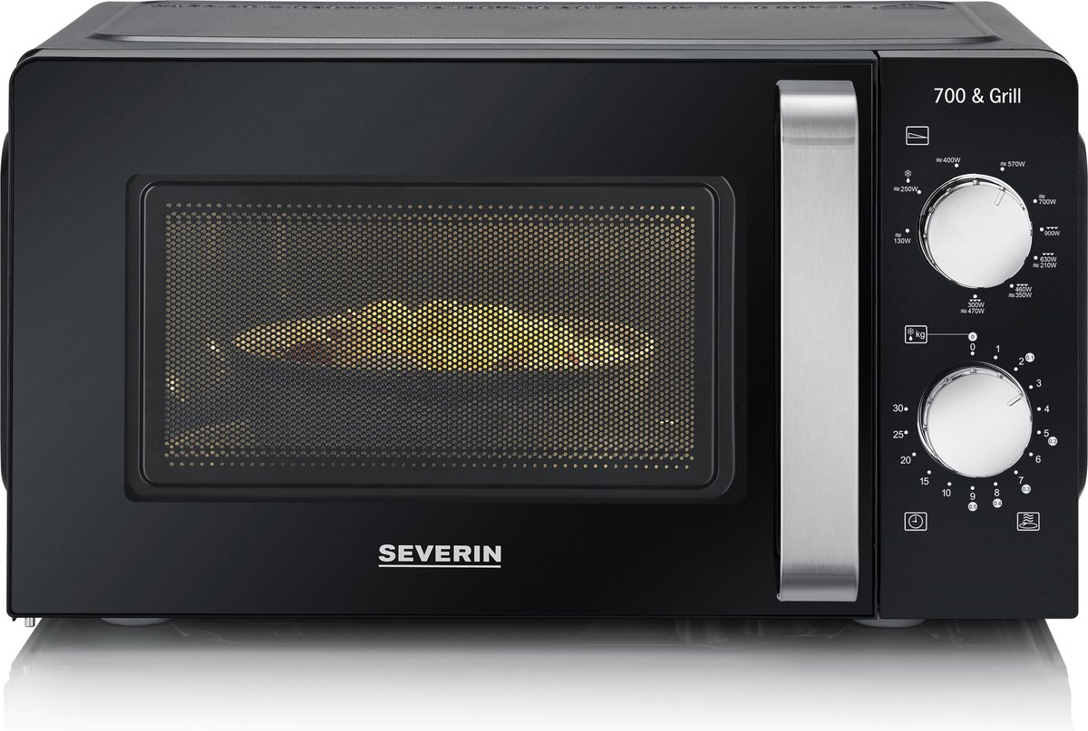 Severin MW 7781 Solo Magnetron Zwart 17L