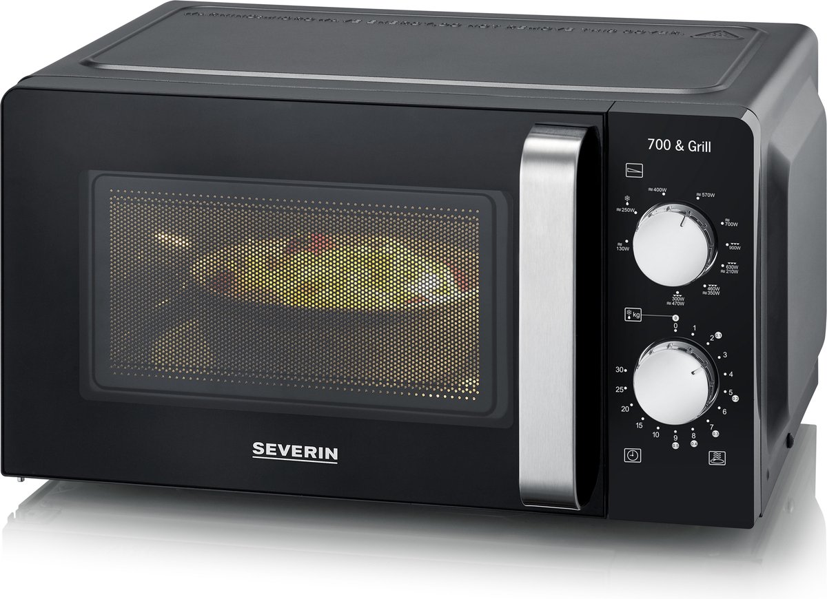 Severin MW 7781 Solo Magnetron Zwart 17L
