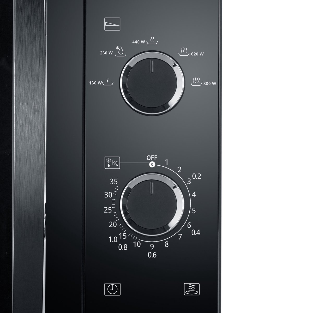 Severin MW 7888 Solo Magnetron Zwart 25L