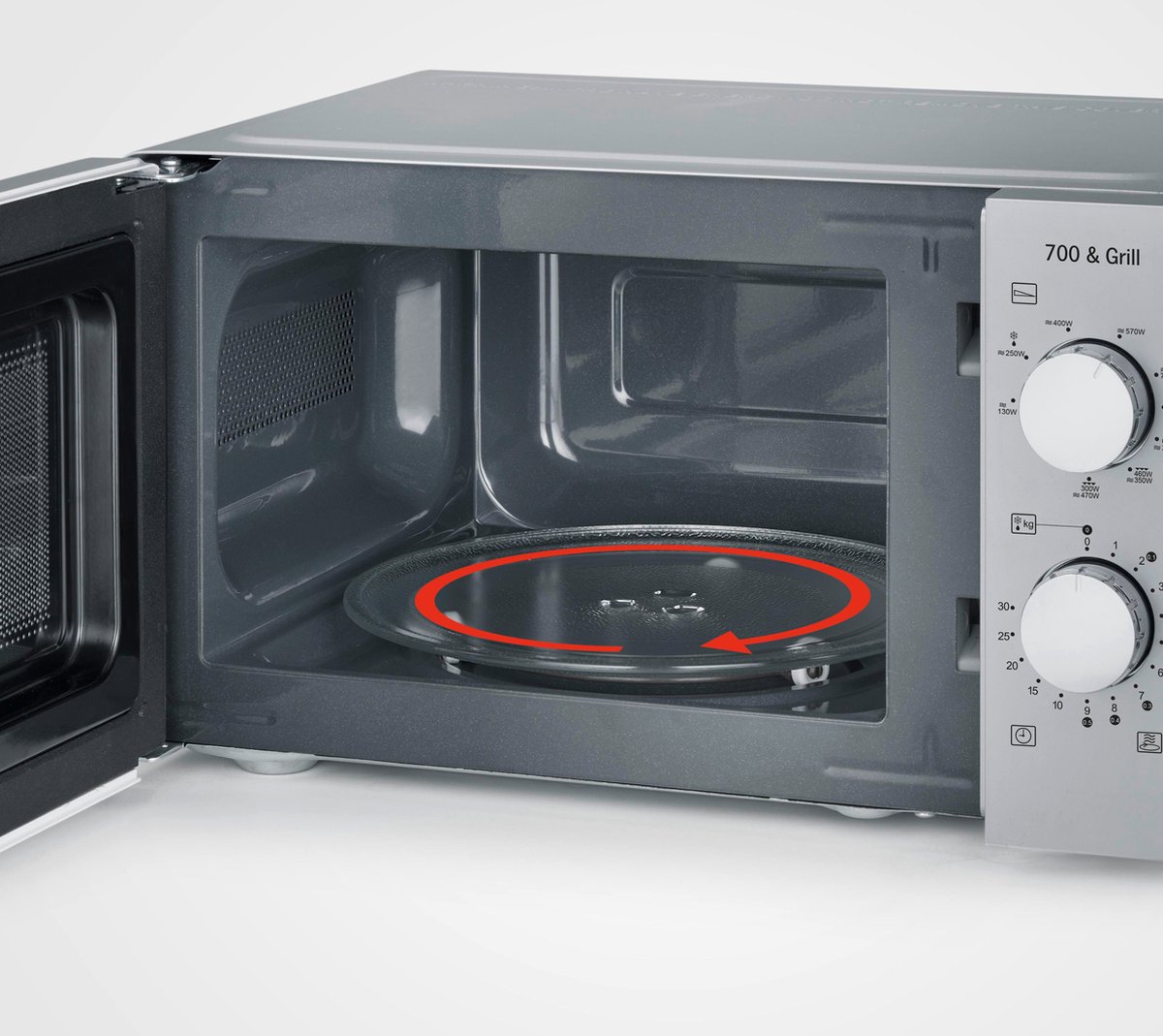Severin MW7780 magnetron compact met grill