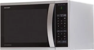 Sharp R-971INW Combi-magnetron Zilver