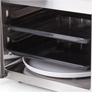 Sharp R-971INW Combi-magnetron Zilver