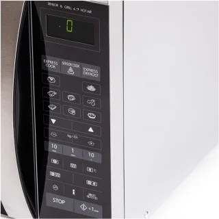 Sharp R-971INW Combi-magnetron Zilver