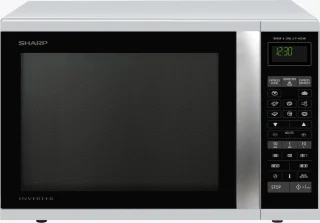 Sharp R-971INW Combi-magnetron Zilver