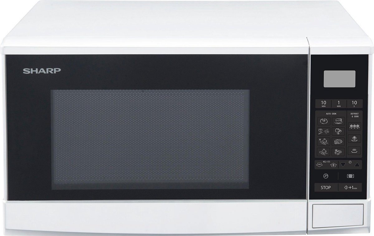 De Sharp R270W Solo Magnetron 20L Wit in één oogopslag