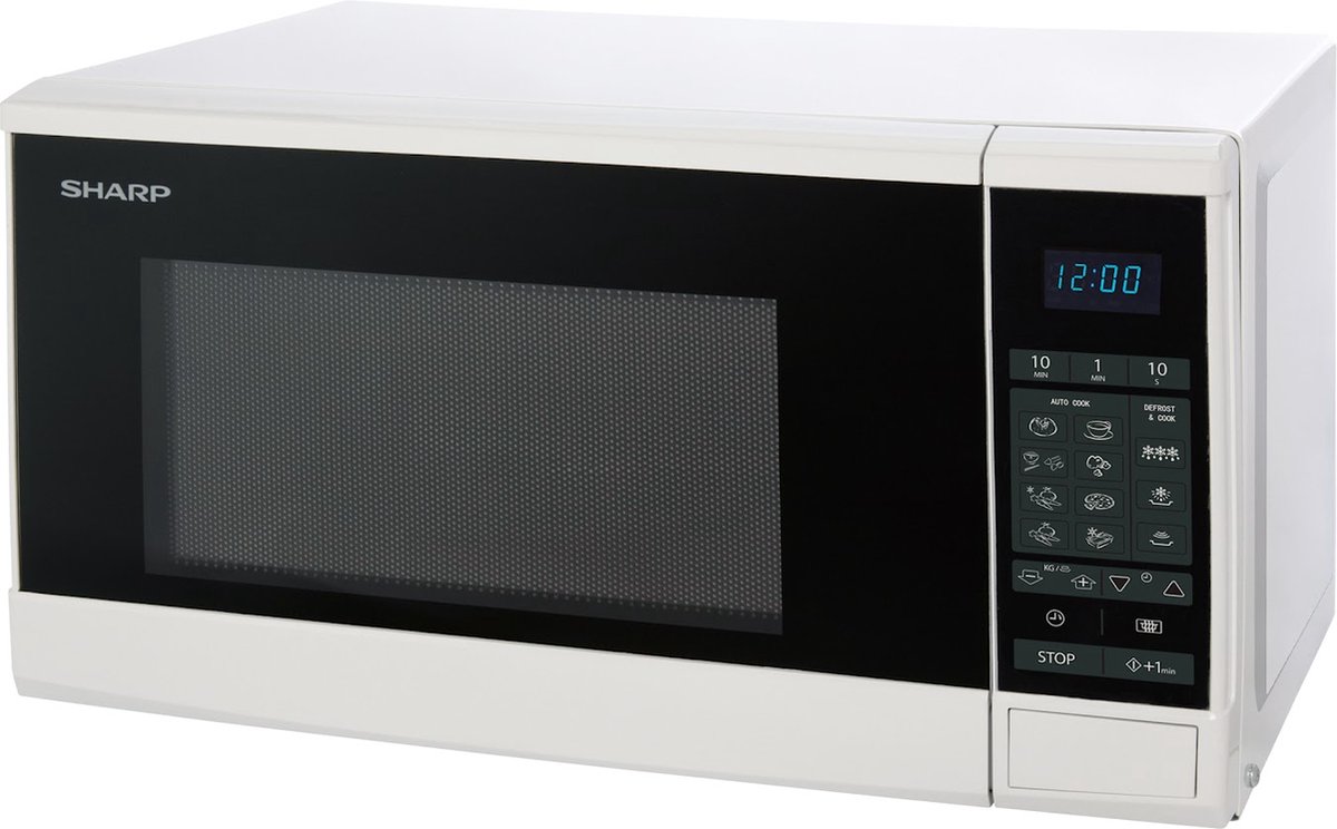 Wat vinden we goed aan de Sharp R270W Solo Magnetron 20L Wit