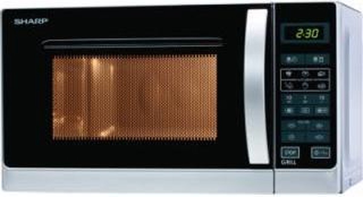 Sharp R642INW Solo Magnetron Grill Zilver