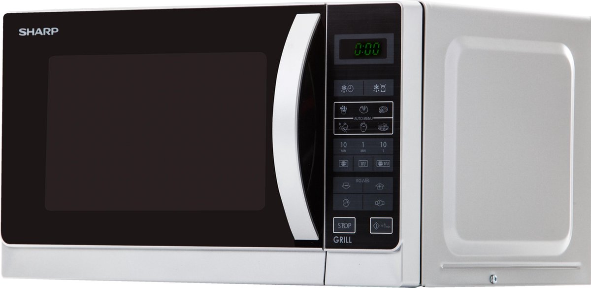 Sharp R642INW Solo Magnetron Grill Zilver