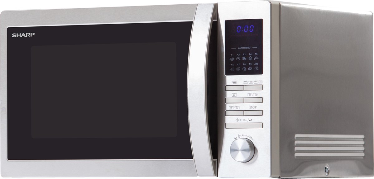 Wat vinden we goed aan de Sharp R822STWE Combi-magnetron RVS