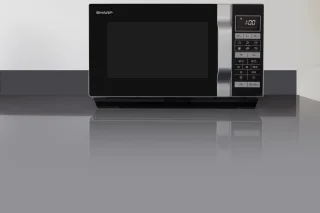 Sharp R860S Combi-magnetron Zilver