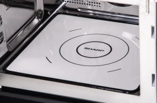Sharp R860S Combi-magnetron Zilver