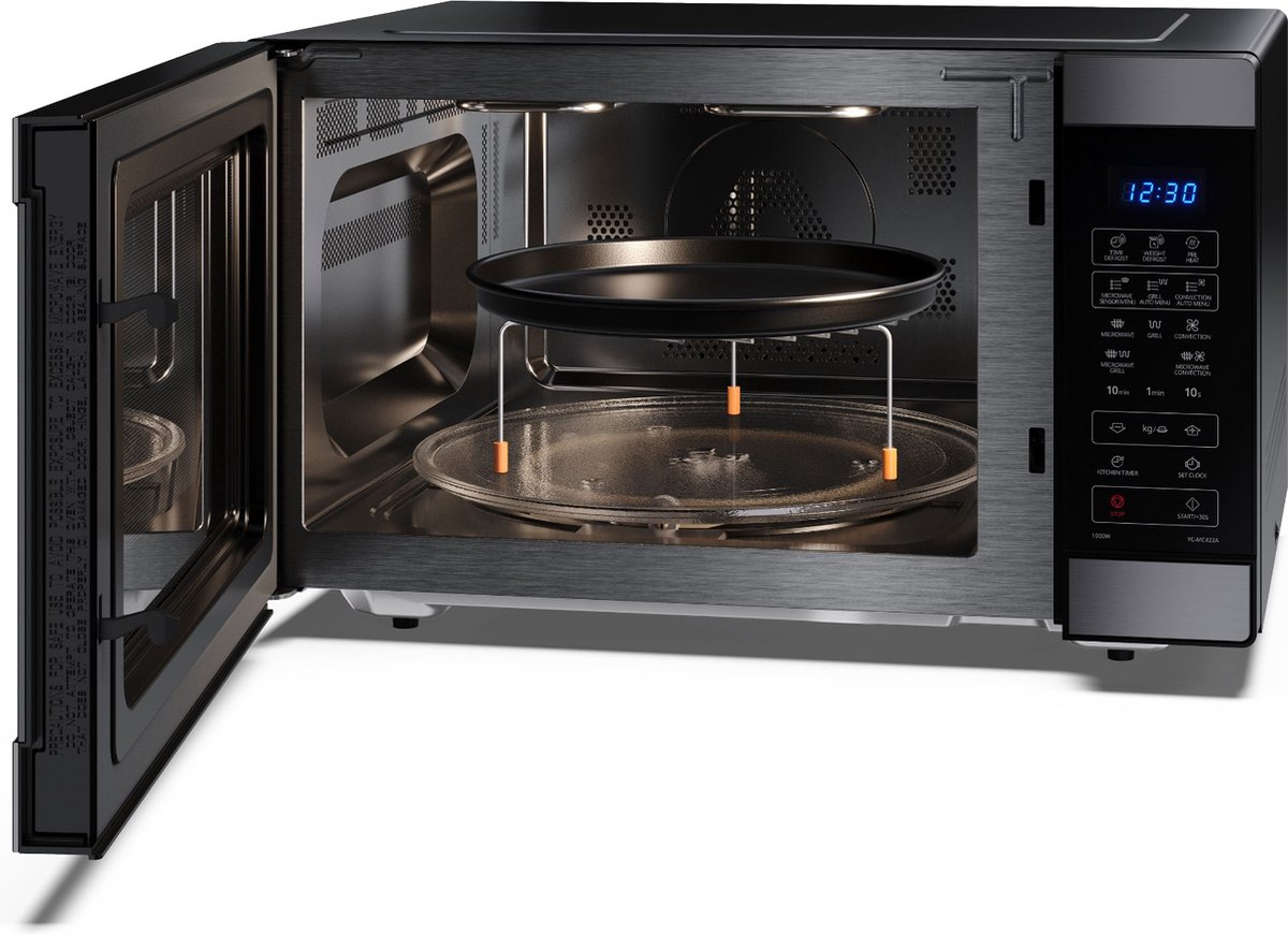 Wat vinden we goed aan de Sharp YC-MC422AE-SB combimagnetron zwart 42L
