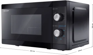 Sharp YC-MG01E-B magnetron grill 20L zwart