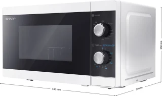 Sharp YC-MG01E-W magnetron grill 20L wit